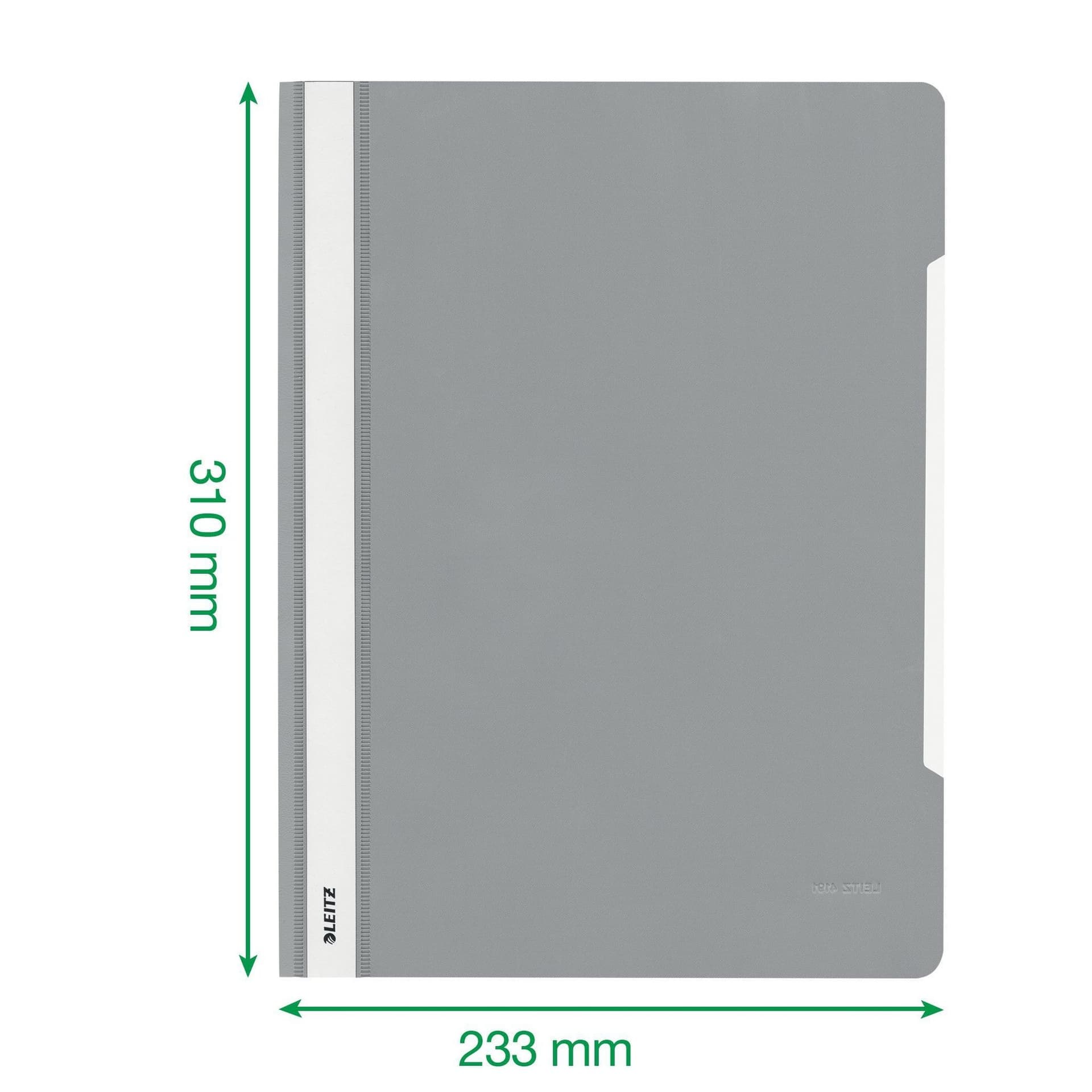 Snelhechter Leitz Standaard A4 gerecycled PP zwart 3