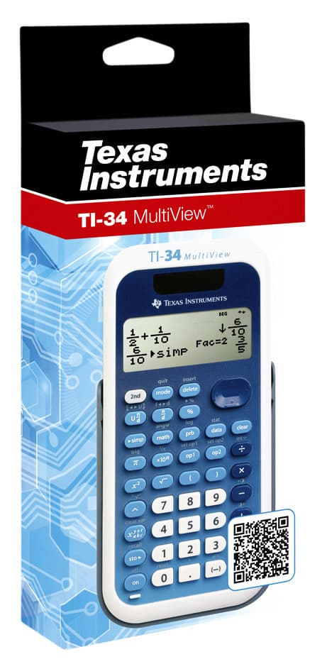 Rekenmachine TI-34 multiview 2