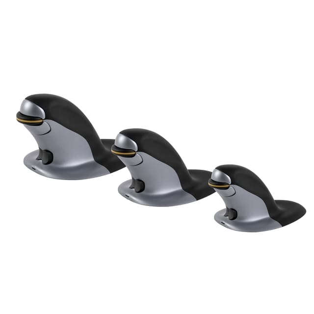 Ergonomische muis Fellowes Penguin draadloos medium 5