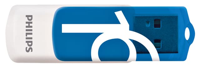 USB stick 2.0 Philips Vivid USB-A 16GB blauw 2
