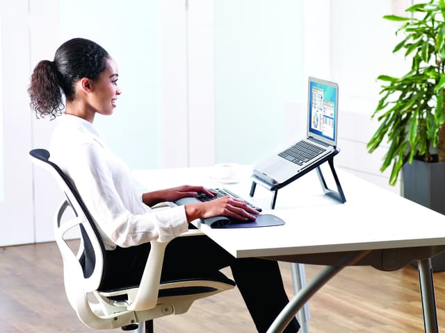 Laptopstandaard Fellowes I-Spire Quick Lift zwart 4