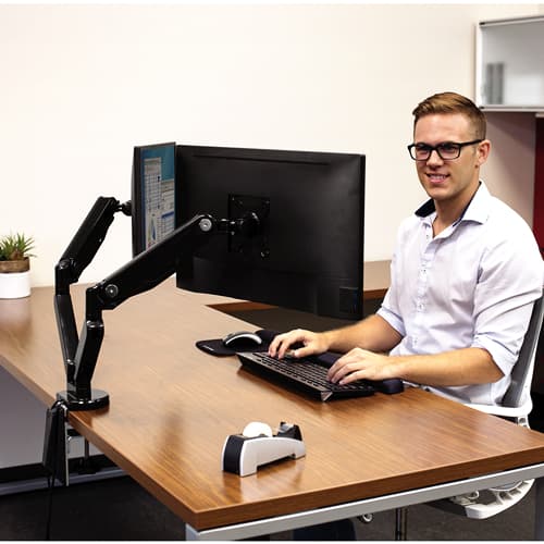 Monitorarm Fellowes Platinum Series dubbel horizontaal 5