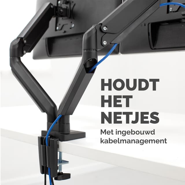 Monitorarm Fellowes Platinum Series dubbel horizontaal 6