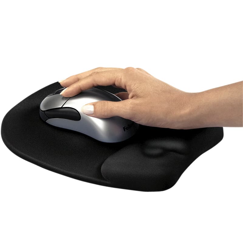 Muismat met polssteun Fellowes Memoryfoam zwart 2