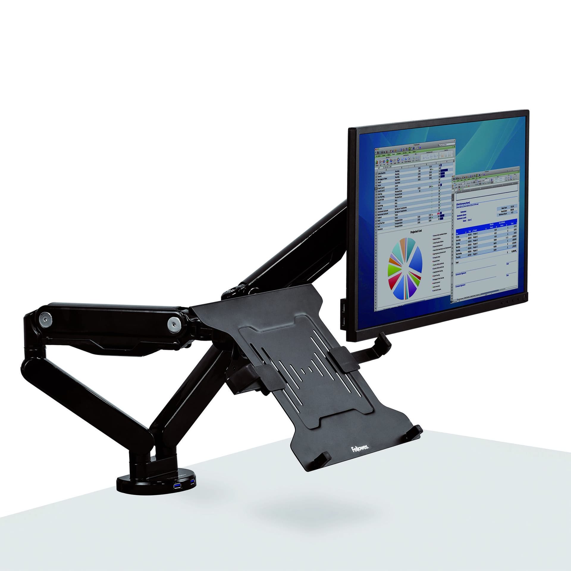 Laptopaccessoire Fellowes voor arm 2