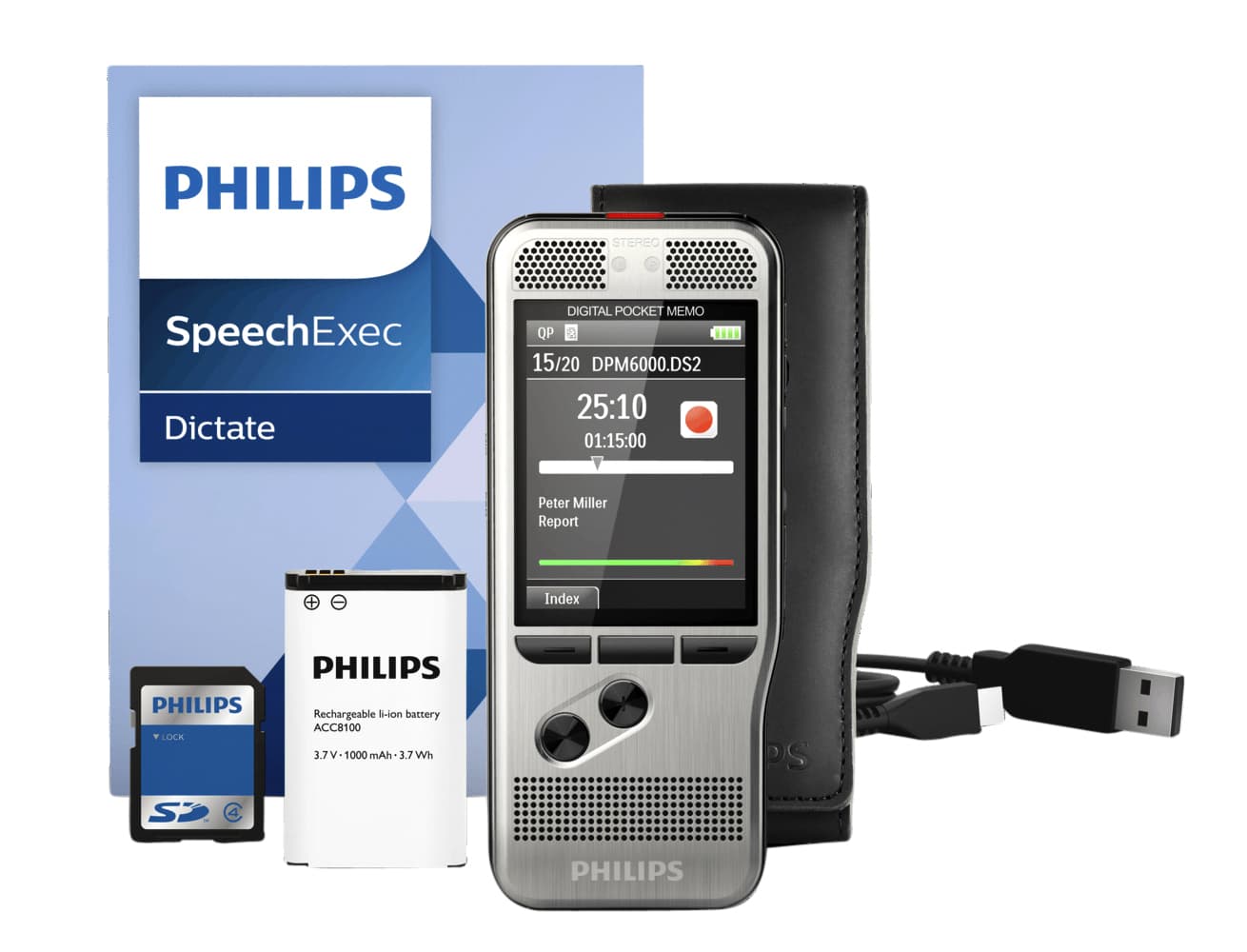 Dicteerapparaat Philips PocketMemo DPM6000 2
