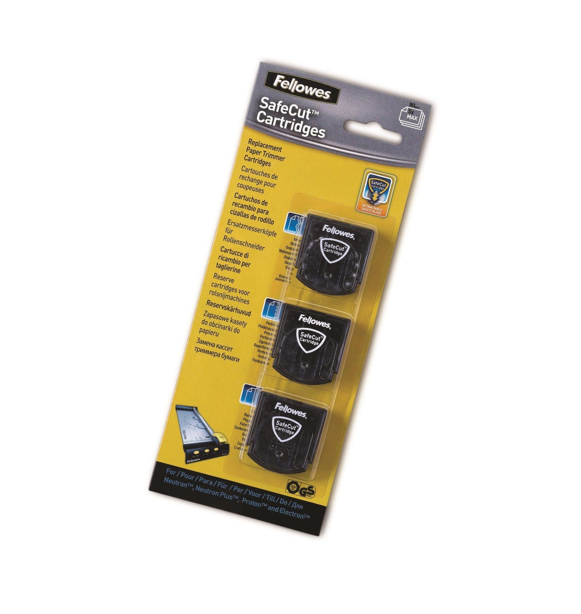 Snijmes Fellowes Safecut 3 in 1 2