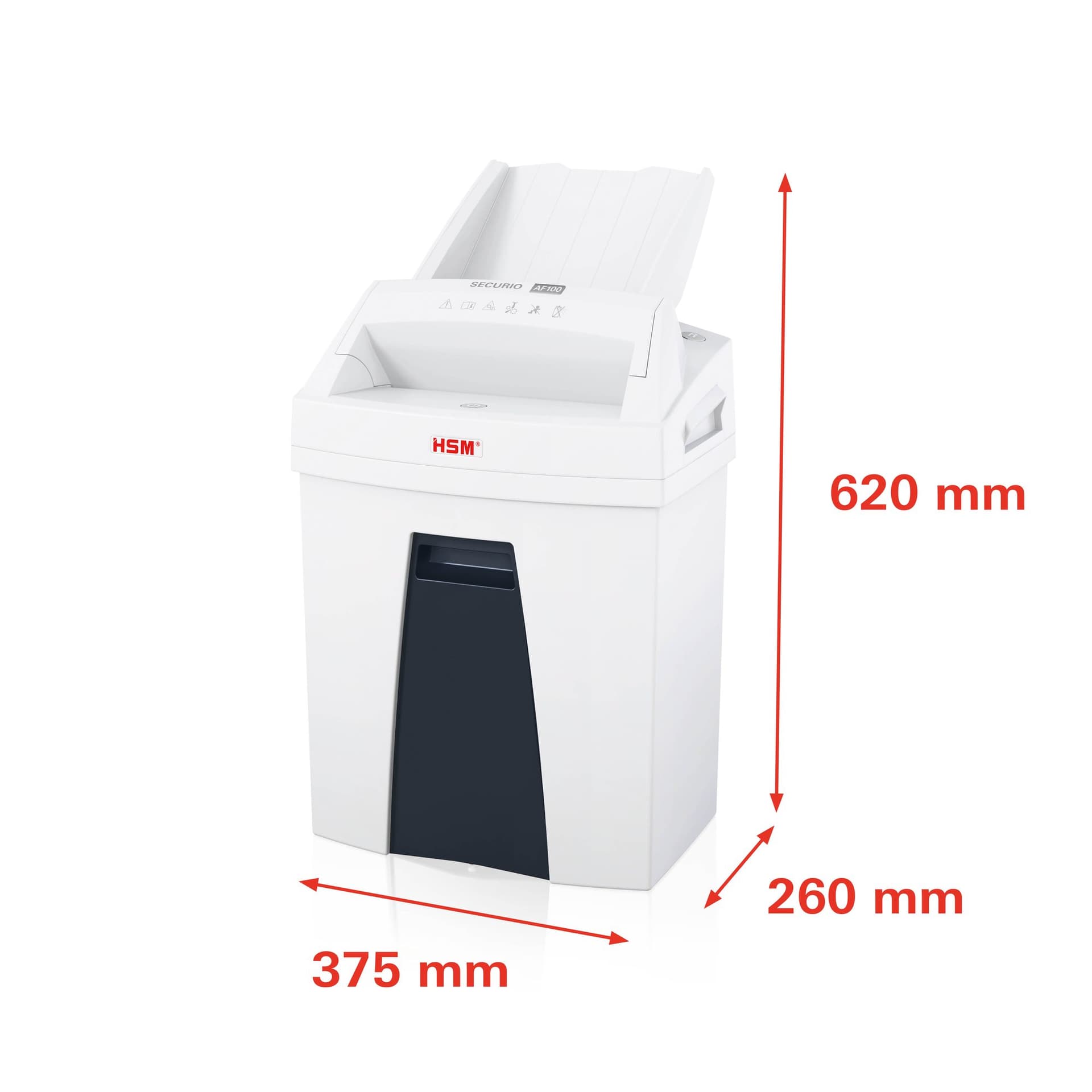 Papiervernietiger HSM Securio AF100 snippers 4x25mm 2