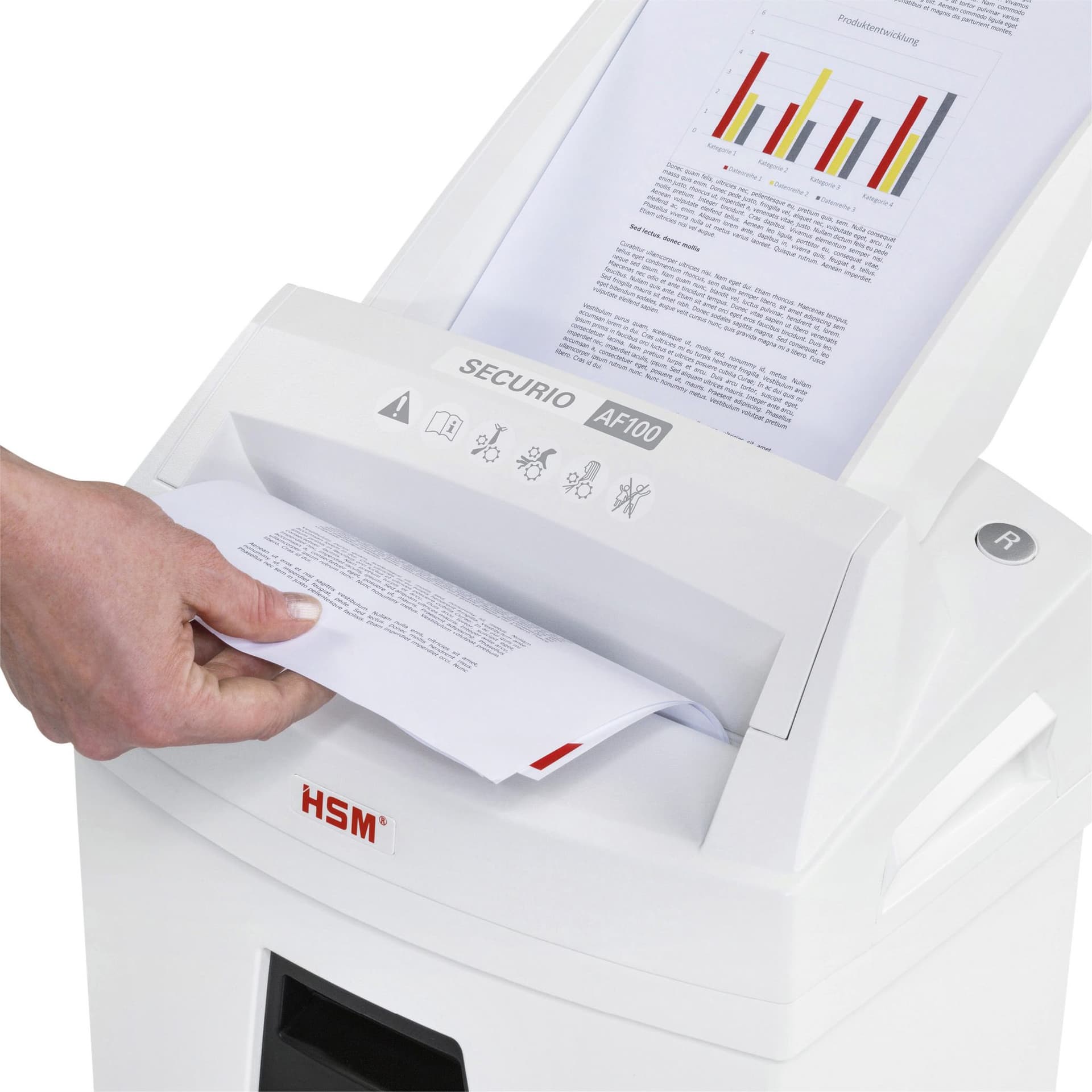Papiervernietiger HSM Securio AF100 snippers 4x25mm 5