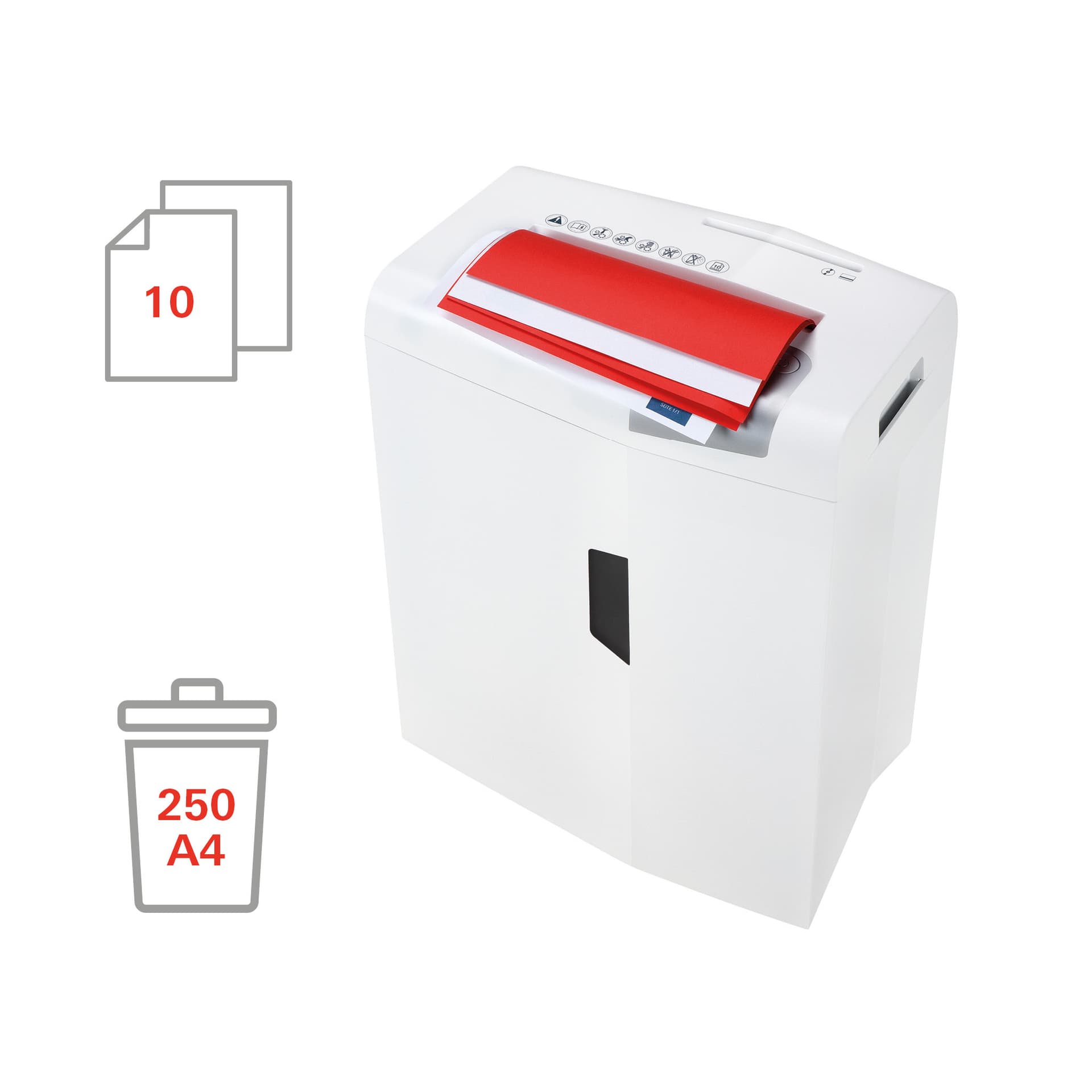Papiervernietiger HSM shredstar X10 snippers 4.5x30mm 4