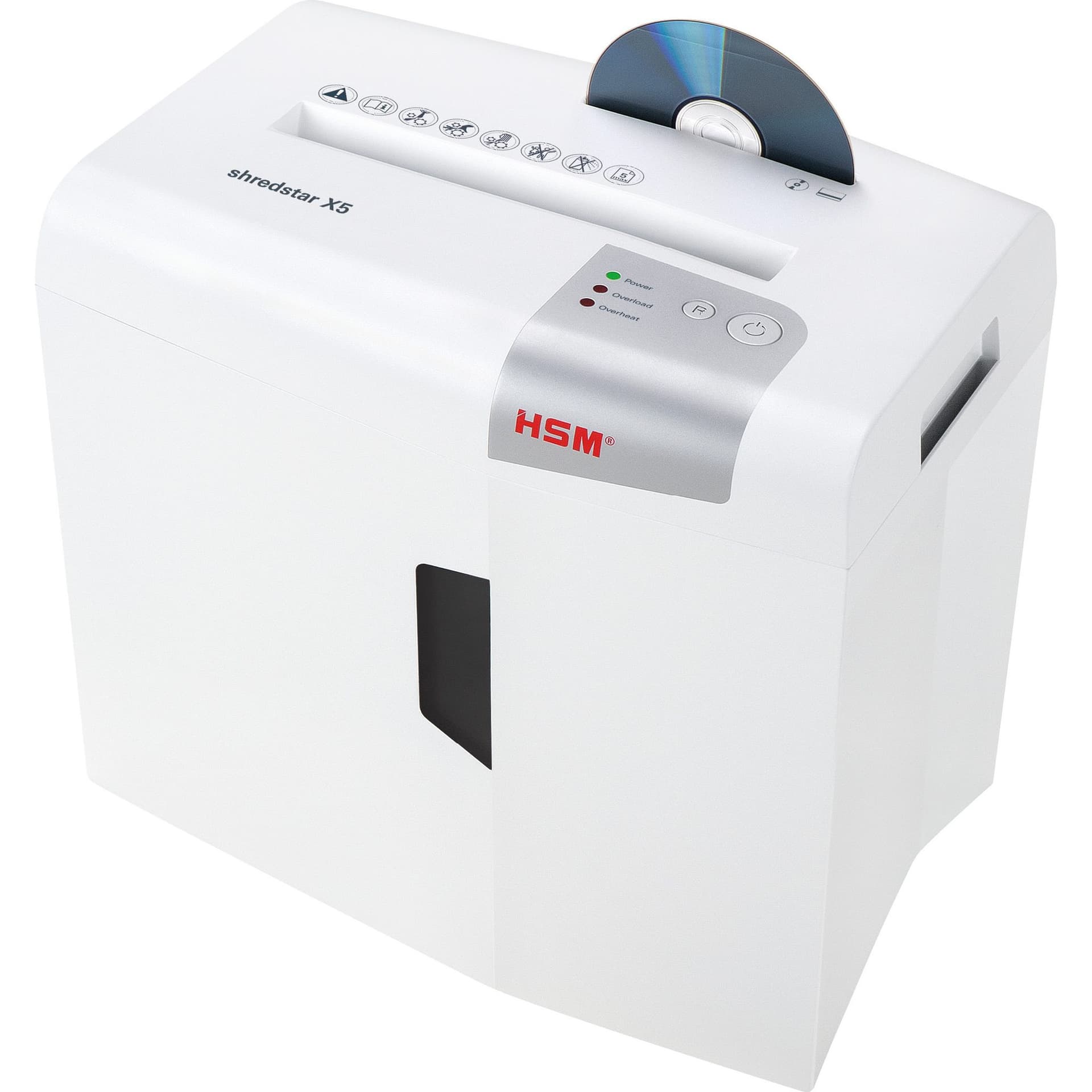 Papiervernietiger HSM shredstar X5 snippers 4.5x30mm 3