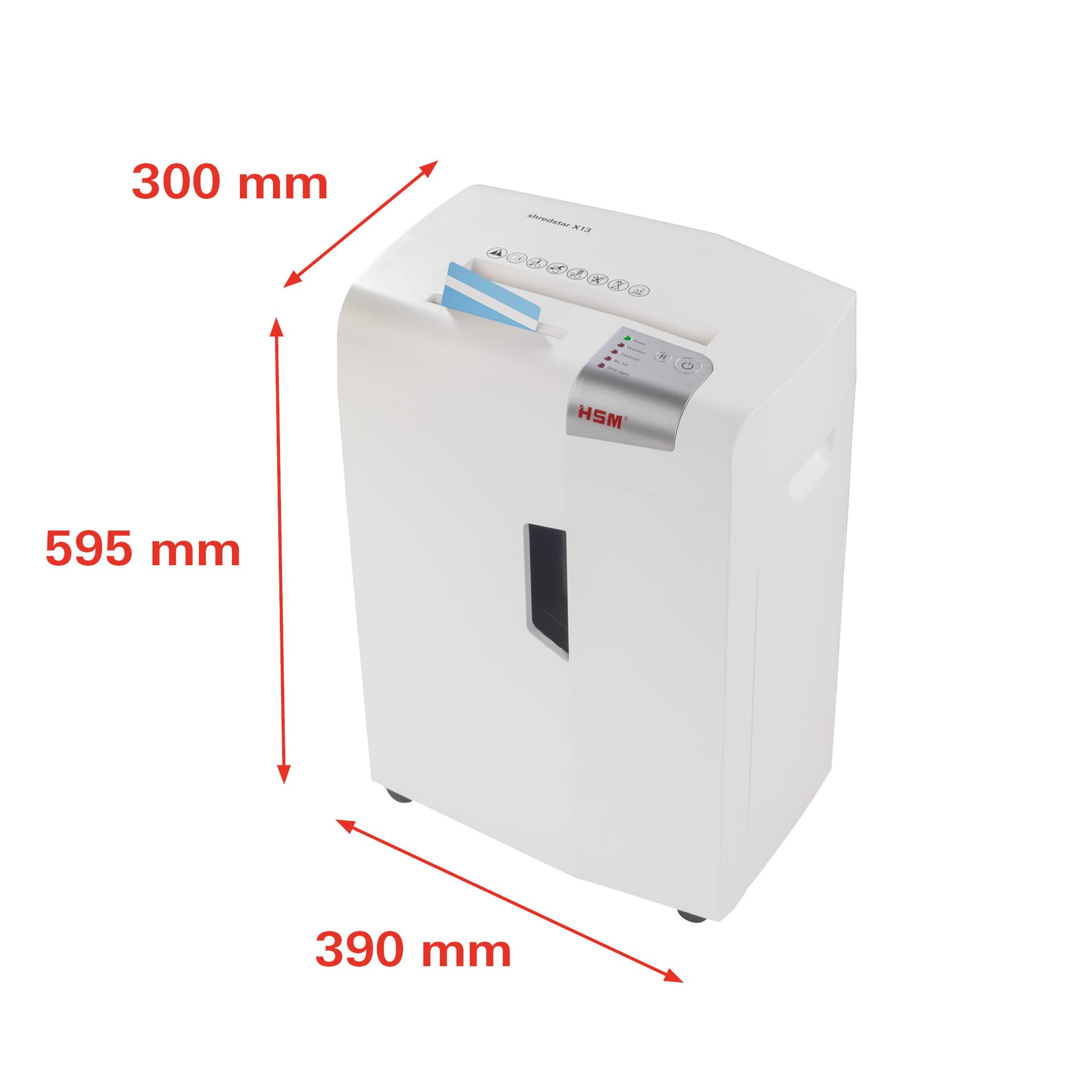 Papiervernietiger HSM shredstar X13 snippers 4x37mm 2