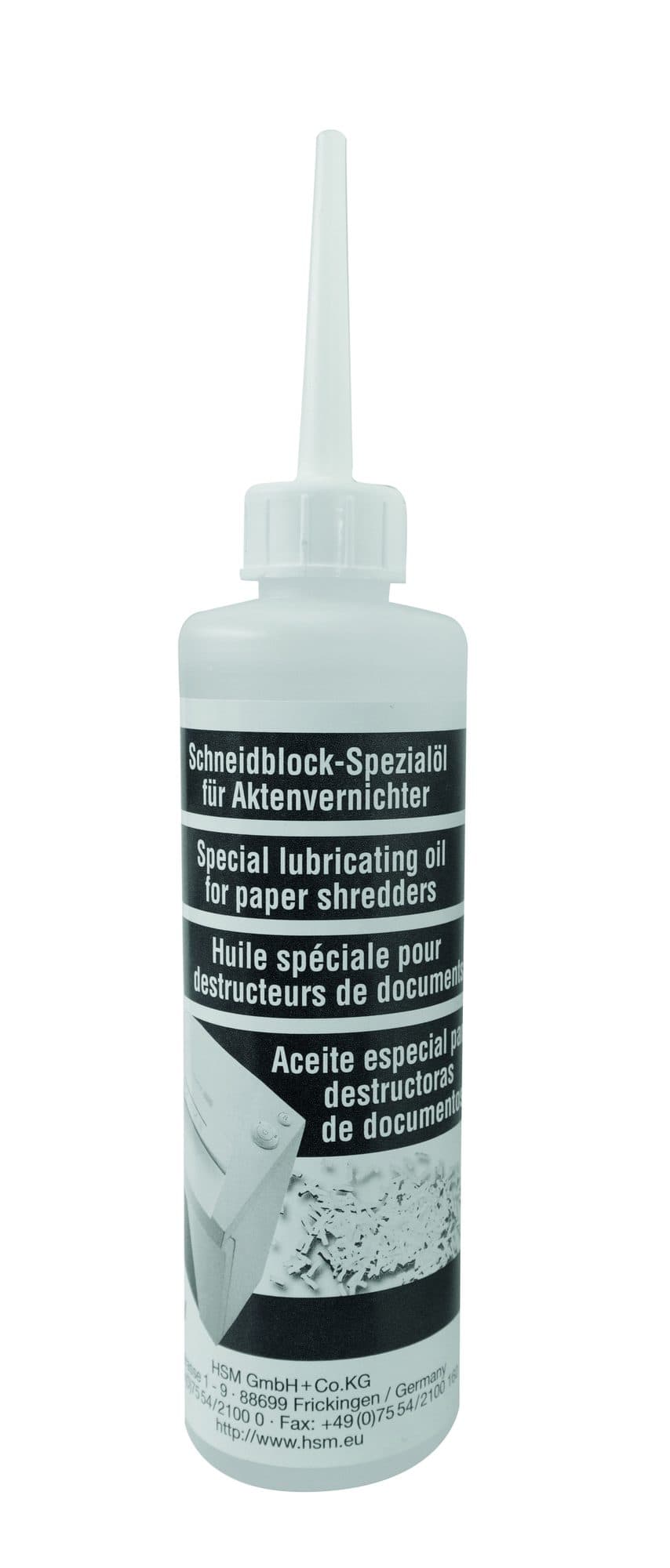 Olie voor papiervernietiger HSM 250ml 2