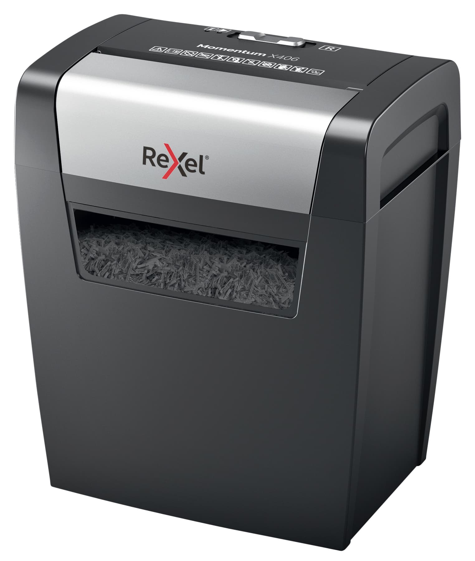 Papiervernietiger Rexel Momentum X406 snippers 4x28mm 2
