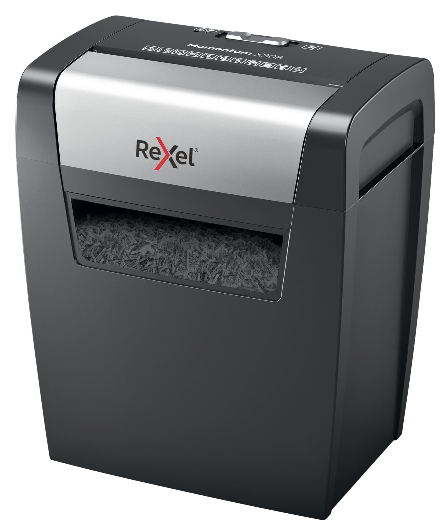 Papiervernietiger Rexel Momentum X308 snippers 5x42mm 2