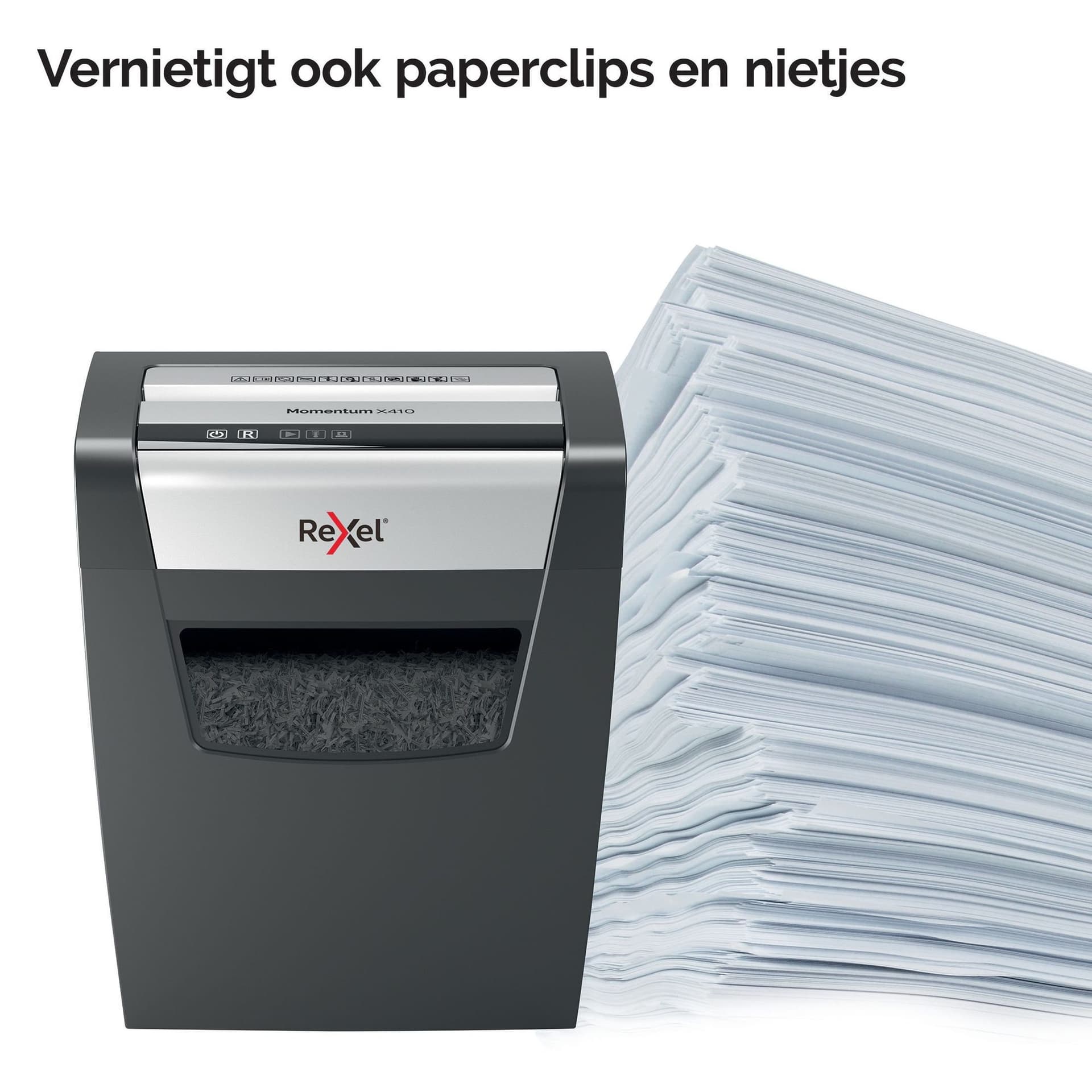 Papiervernietiger Rexel Momentum X410 snippers 4x28mm 8