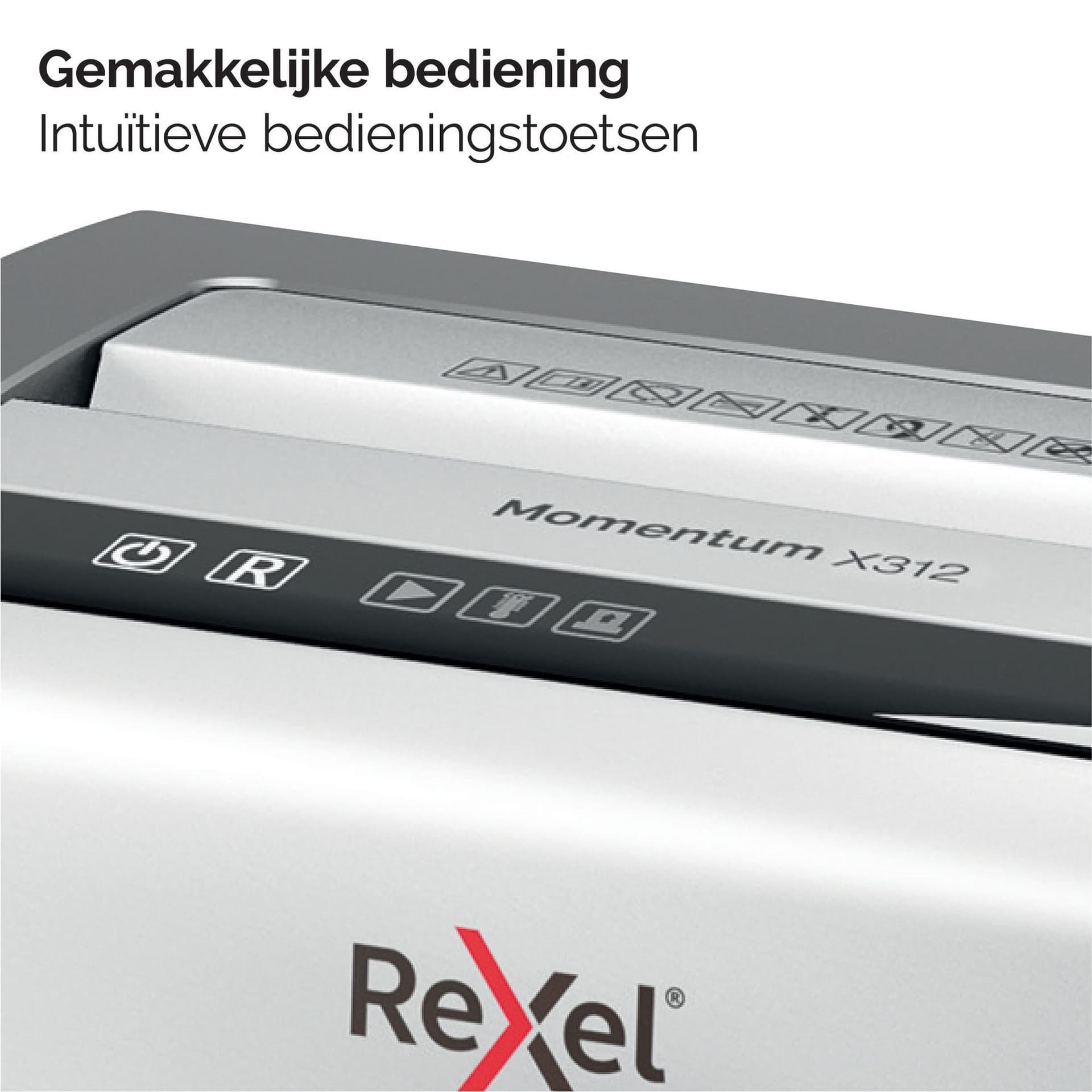 Papiervernietiger Rexel Momentum X312 snippers 5x42mm 6