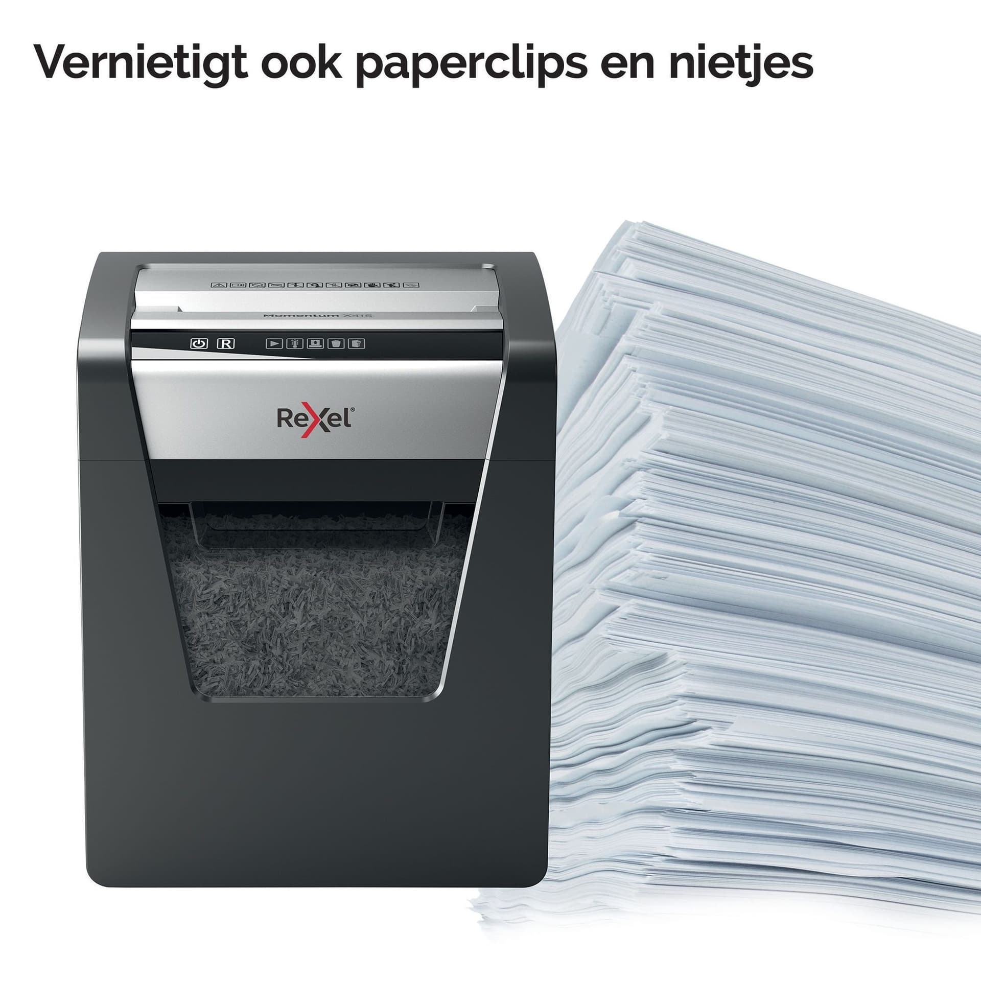 Papiervernietiger Rexel Momentum X415 snippers 4x40mm 8