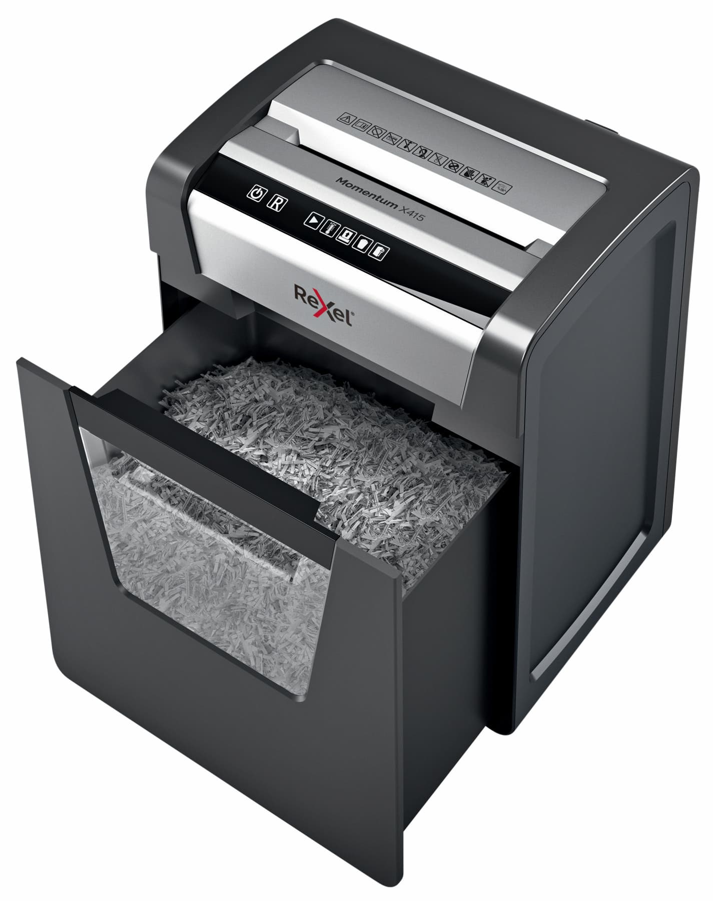 Papiervernietiger Rexel Momentum X415 snippers 4x40mm 3
