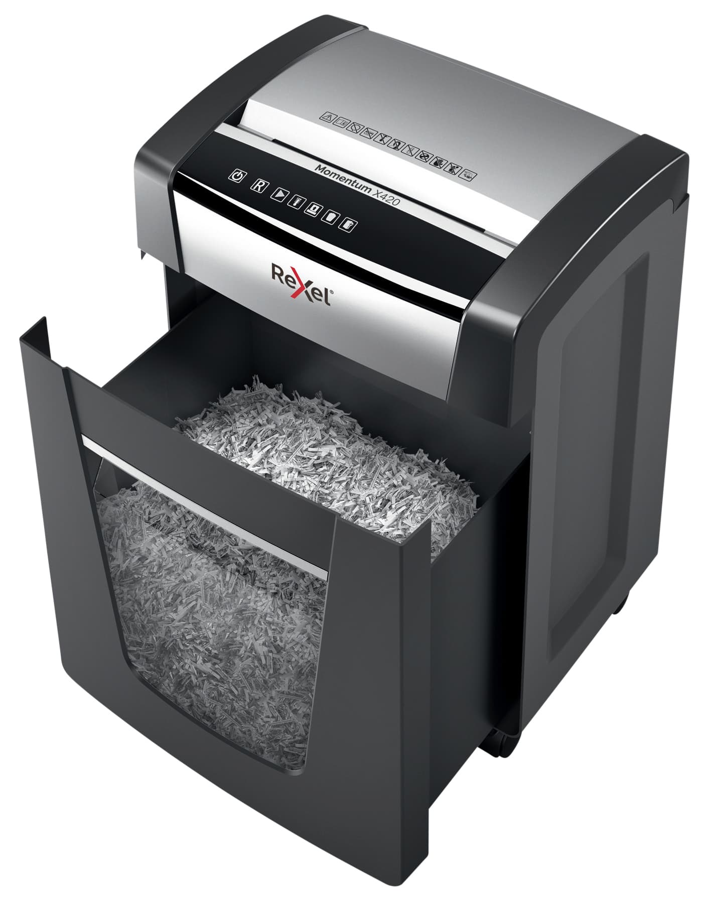 Papiervernietiger Rexel Momentum X420 snippers 4x40mm 3