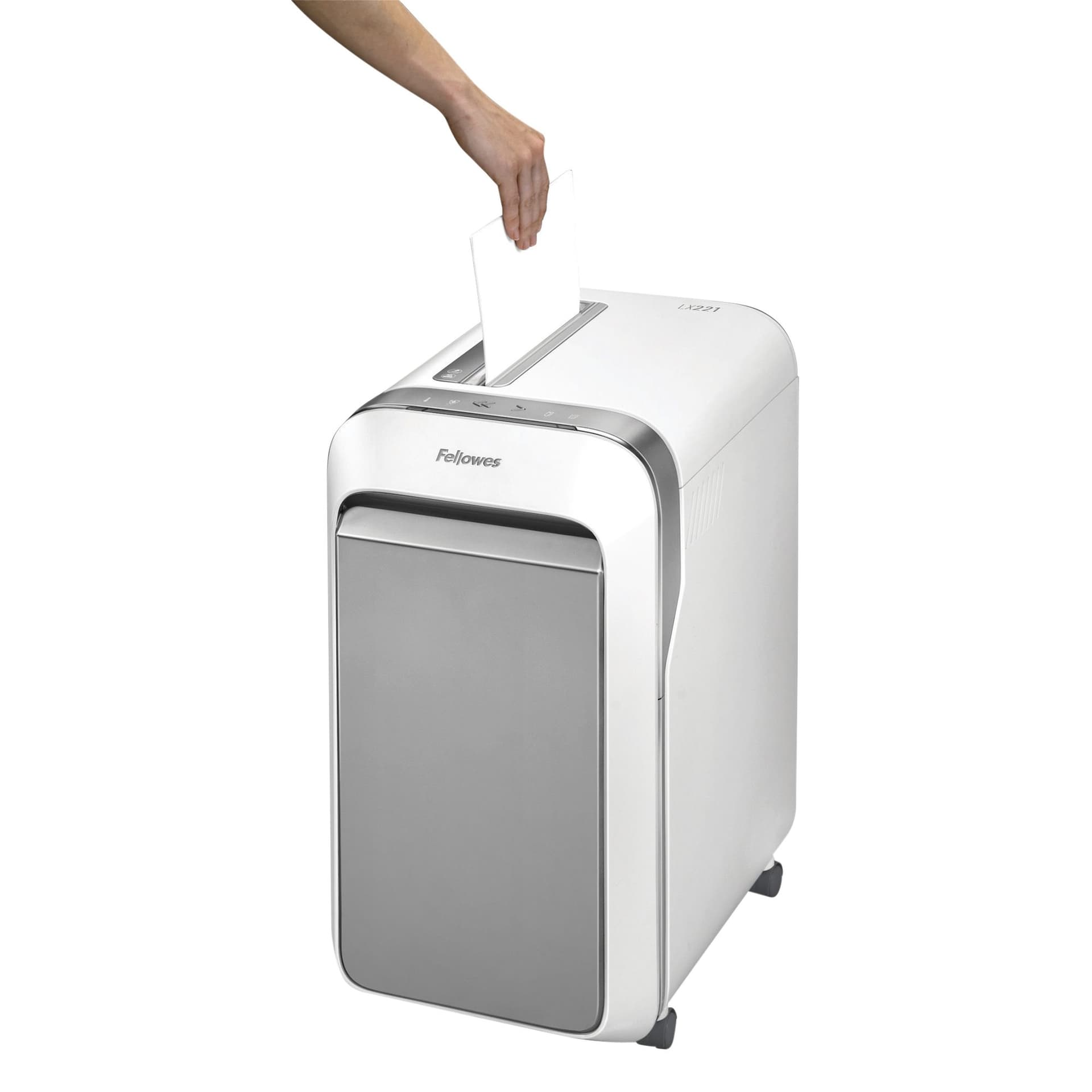 Papiervernietiger Fellowes Powershred LX221 snippers 2x12mm wit 4