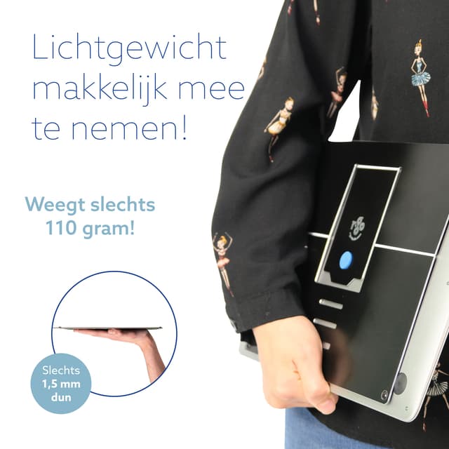 Laptopstandaard R-Go Riser Attachable 2