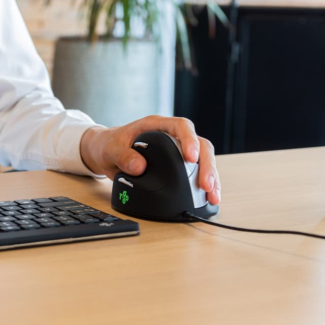 Ergonomisch muis R-Go HE Break Draad Links M 6