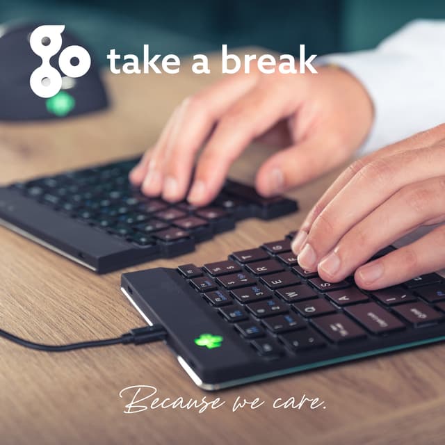 Toetsenbord R-Go Ergonomisch Split Break AZERTY 6
