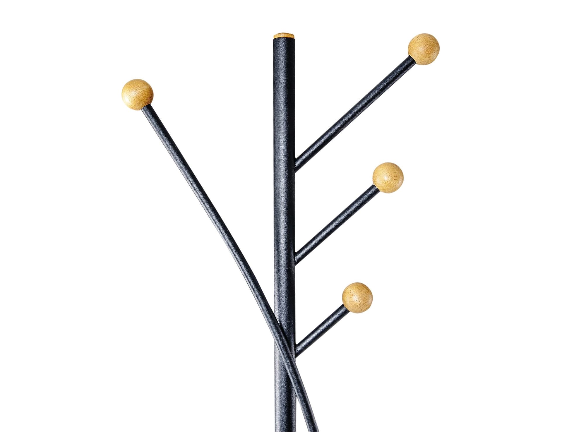 Kapstok MAUL Aura staand 180cm 4 haken zwart 2