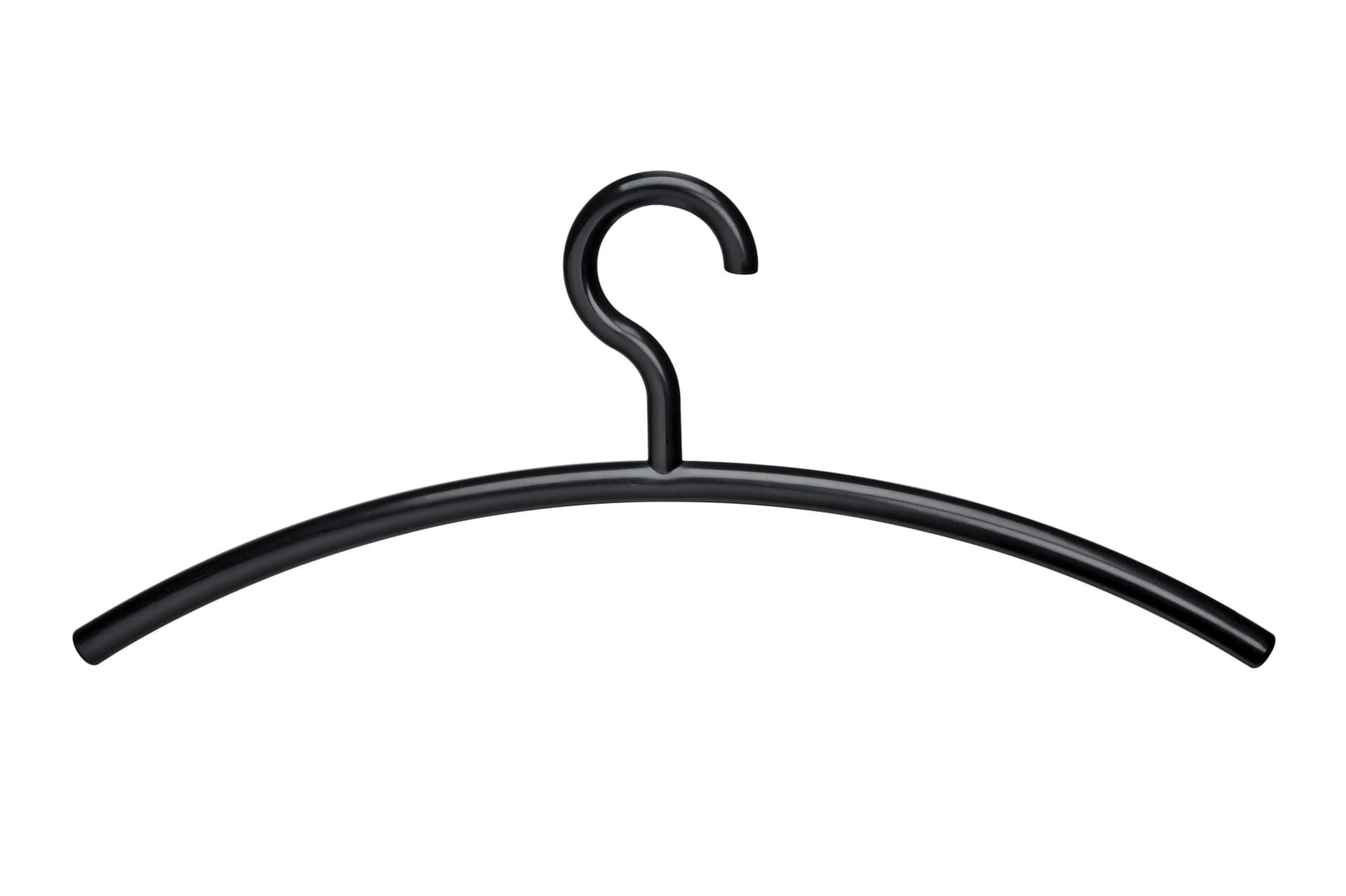 Kledinghanger MAUL acryl 460X190mm zwart 5 stuks