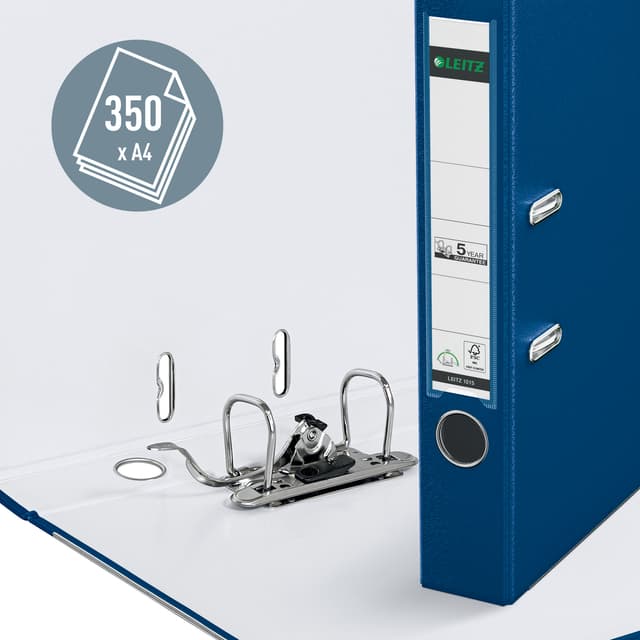 Ordner Leitz 1015 180° 50mm PP A4 blauw 3