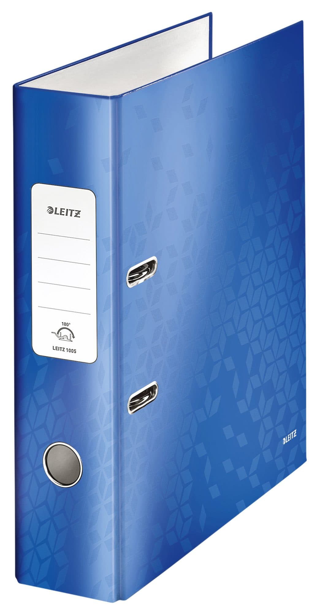 Ordner Leitz Wow 180° gelamineerd 80mm A4 blauw 2