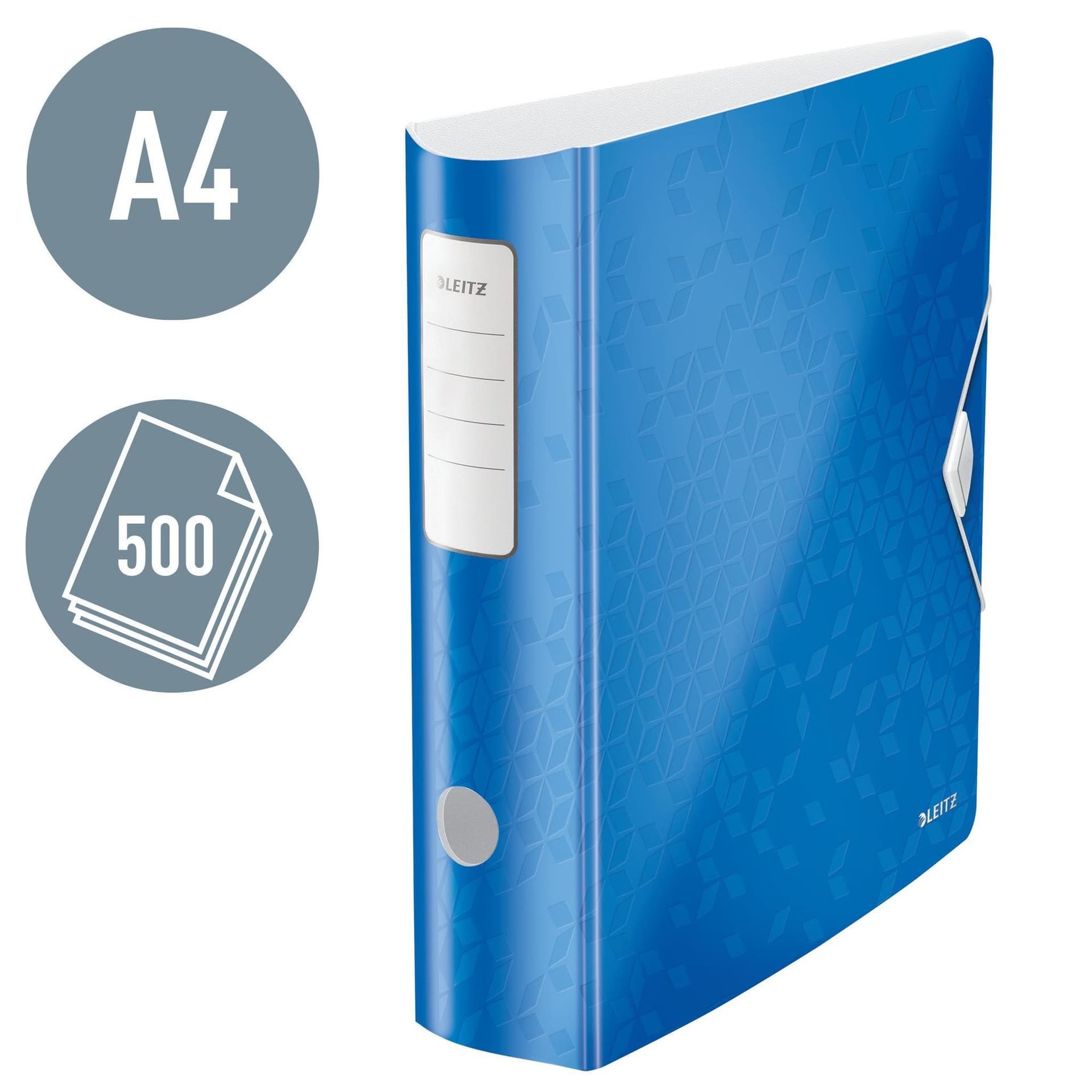 Ordner Leitz WOW active 180° 80mm PP A4 blauw 3