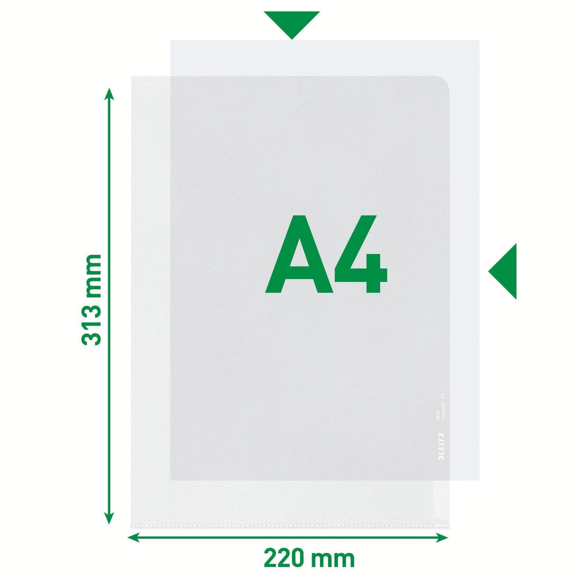 Insteekmap L-model Leitz Premium 0.13mm PP A4 transparant 100 stuks 2