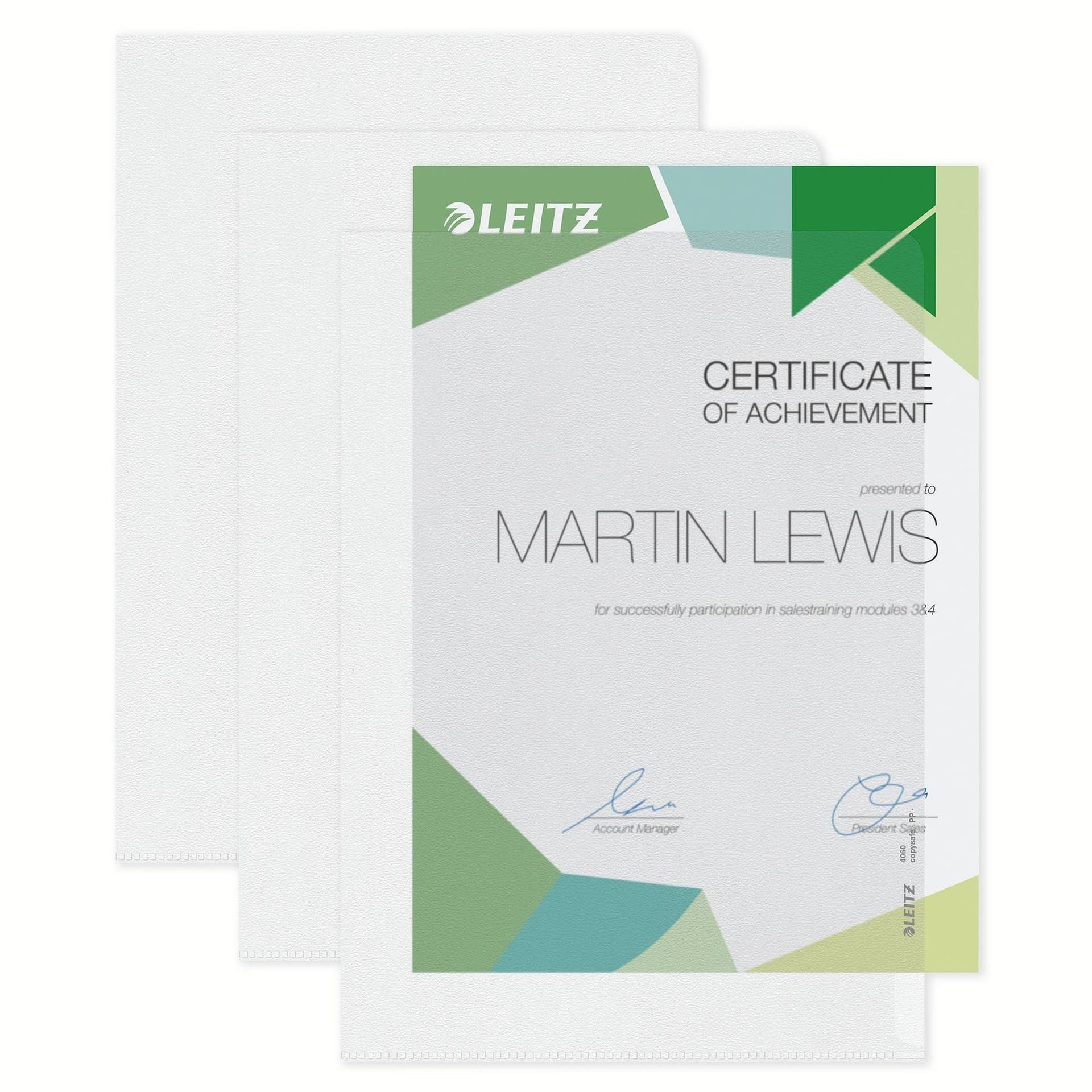 Insteekmap L-model Leitz Premium copy safe 0.17mm PP A4 transparant 100 stuks 3