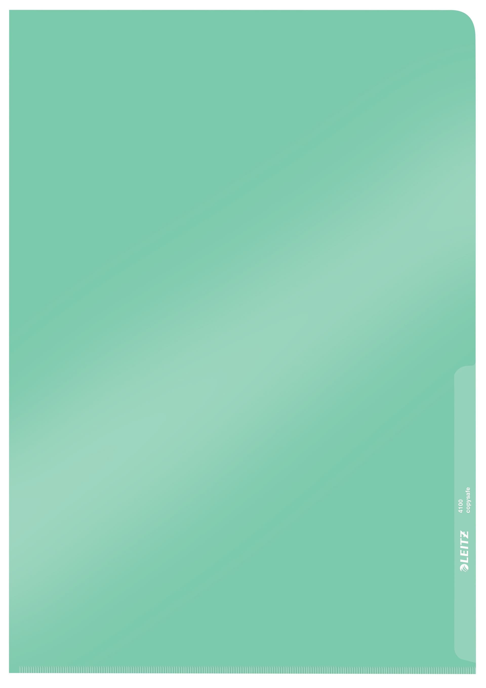 Insteekmap L-model Leitz Premium copy safe 0.15mm PVC A4 groen 100 stuks