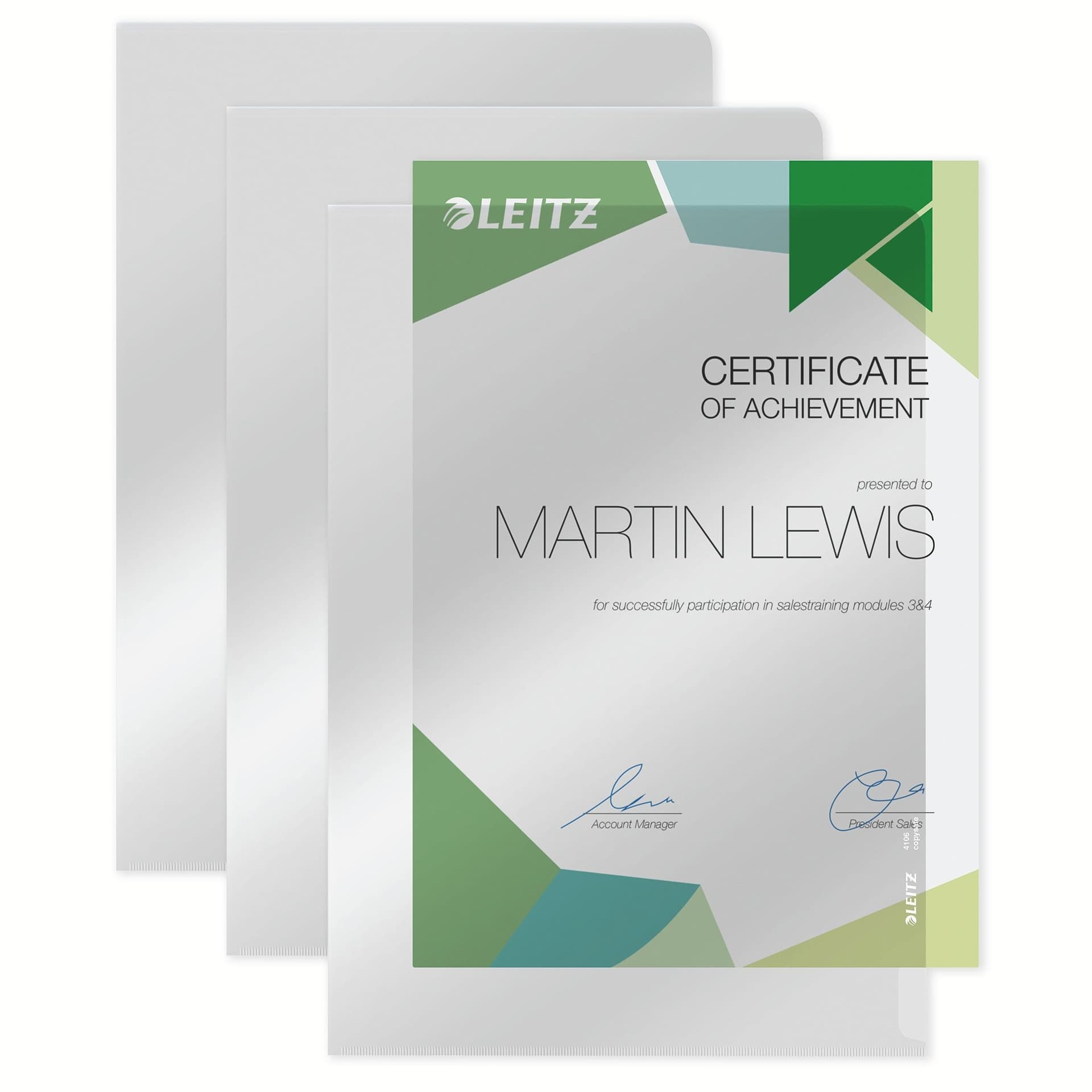 Insteekmap L-model Leitz Premium copy safe 0.15mm PVC A4 glashelder 100 stuks 2
