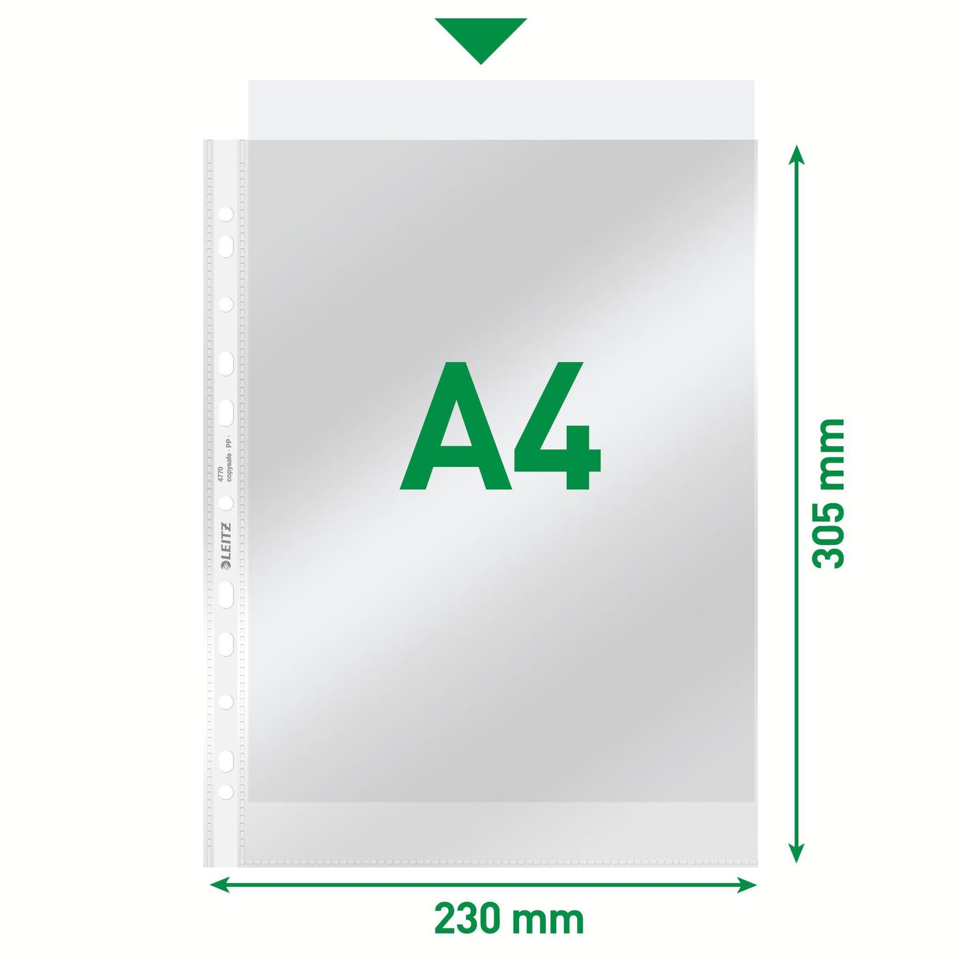 Showtas Leitz Premium standaard copy safe 0.08mm PP A4 transparant 100 stuks 5