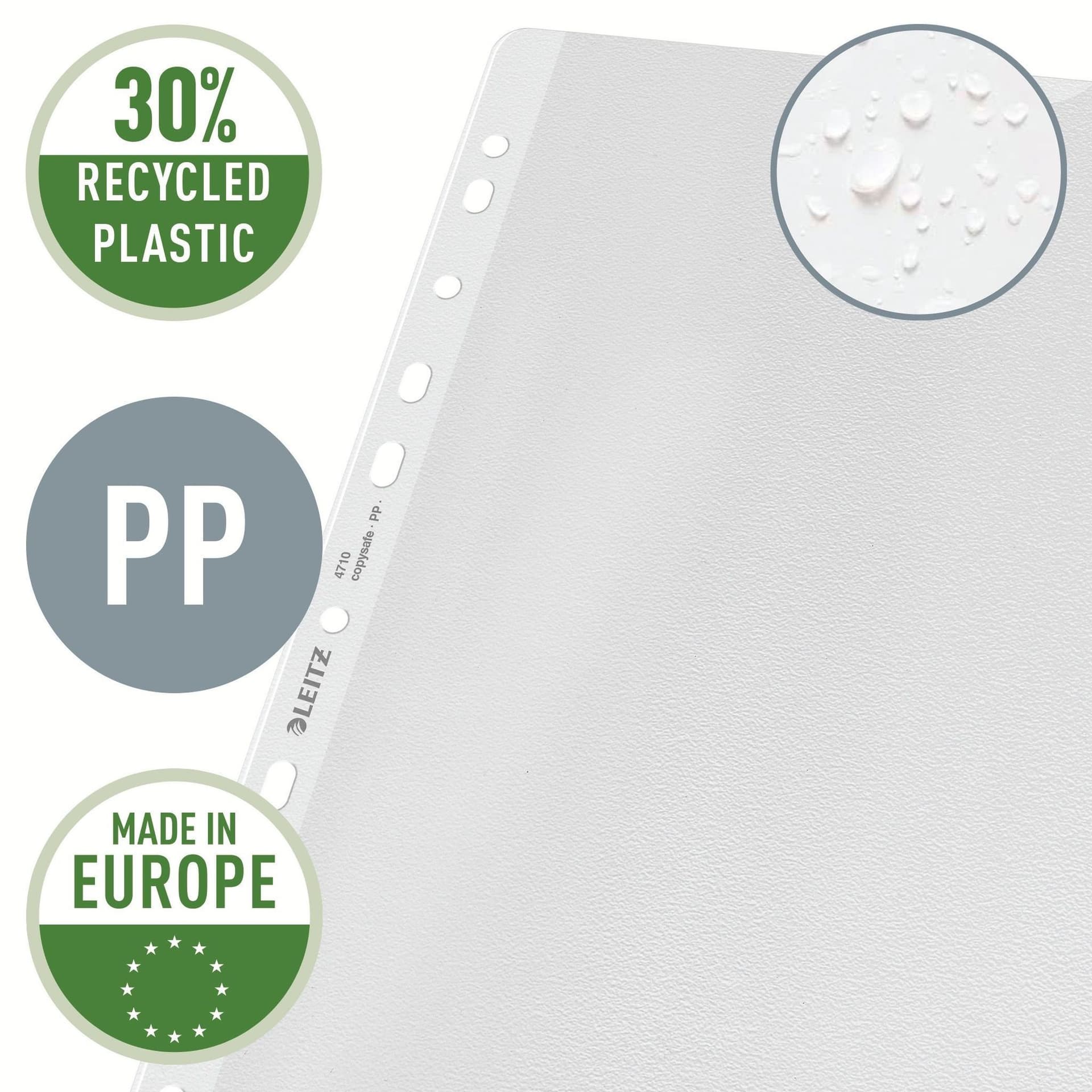 Showtas Leitz Premium copy safe 0.13mm PP A4 100 stuks 4