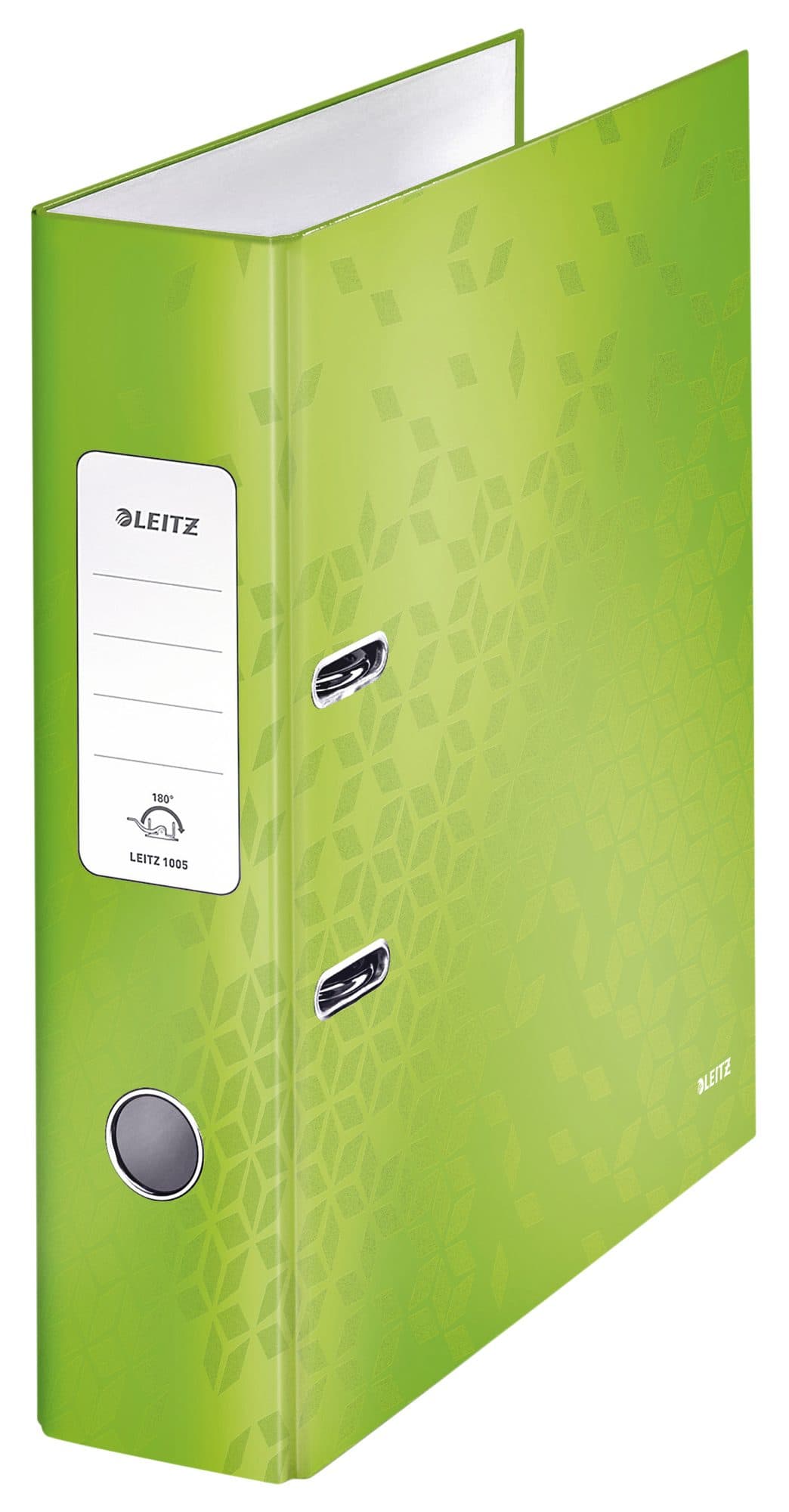 Ordner Leitz Wow 180° gelamineerd 80mm A4 groen 2