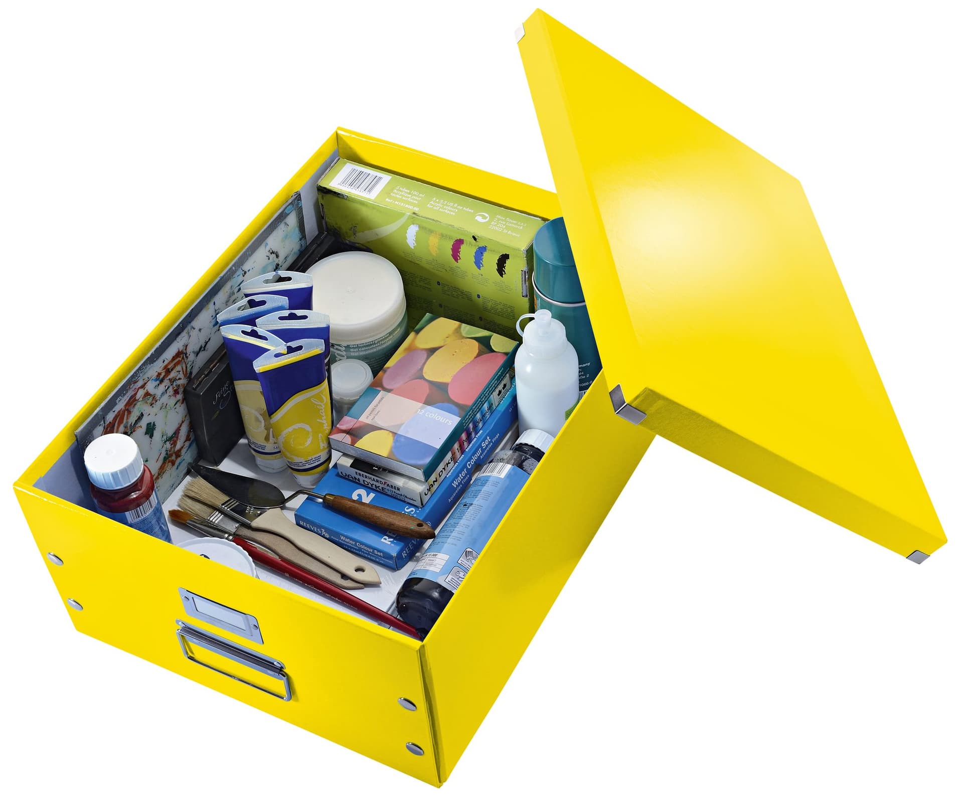 Opbergdoos Leitz Click & Store WOW groot 369x200x482mm geel 2