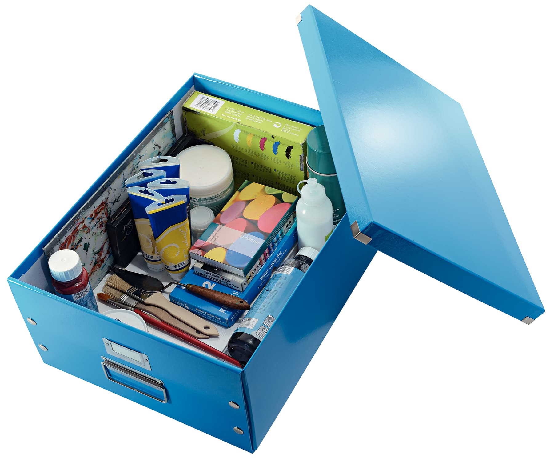 Opbergdoos Leitz Click & Store WOW groot 369x200x482mm blauw 2