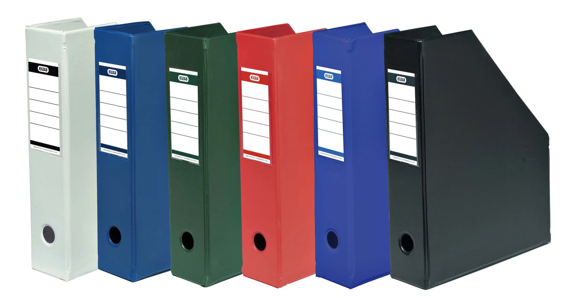 Tijdschriftcassette Elba A4 donkerblauw 2