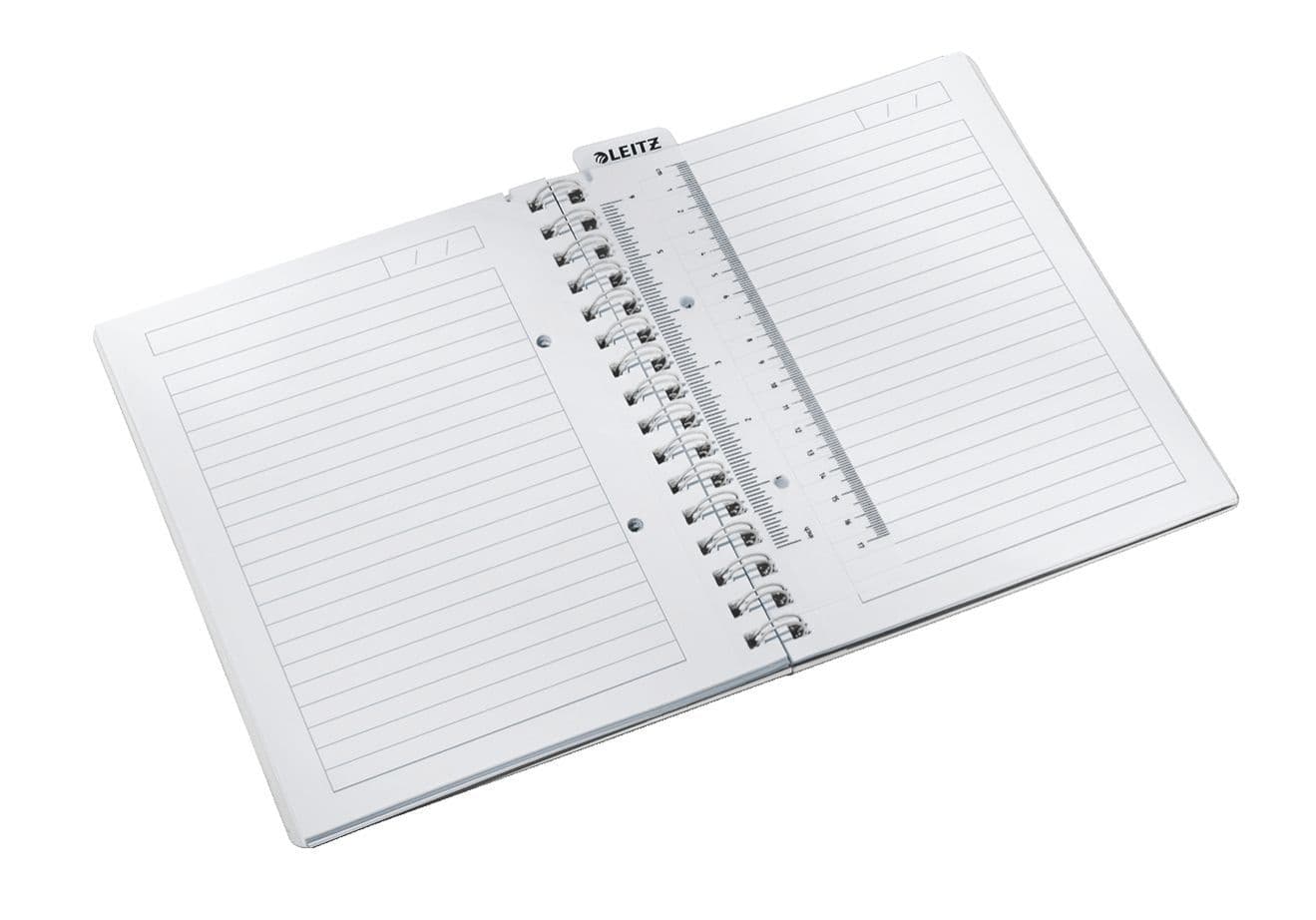 Notitieboek Leitz WOW A5 spiraal 160 pagina's lijn blauw 3