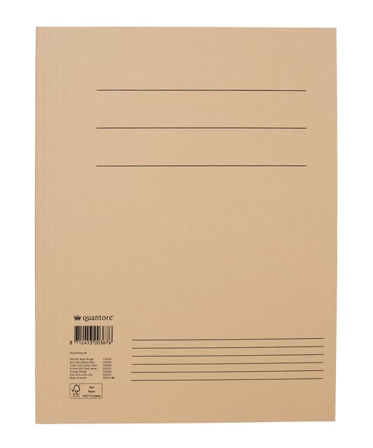 Dossiermap Quantore A4 320gr chamois