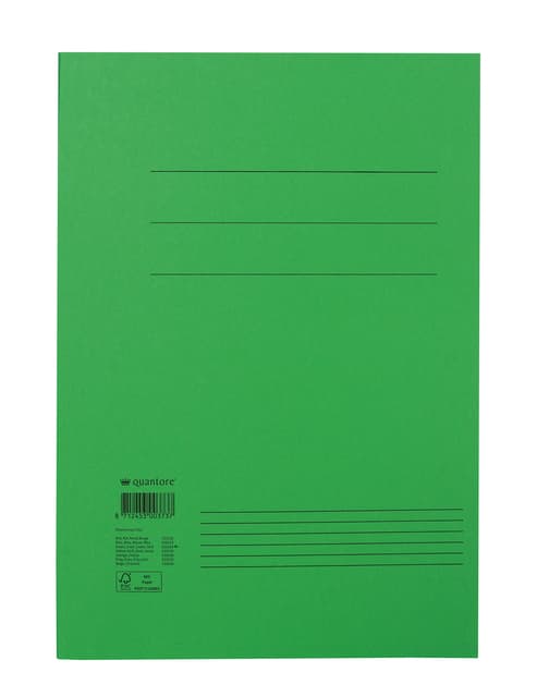Dossiermap Quantore folio 320gr groen