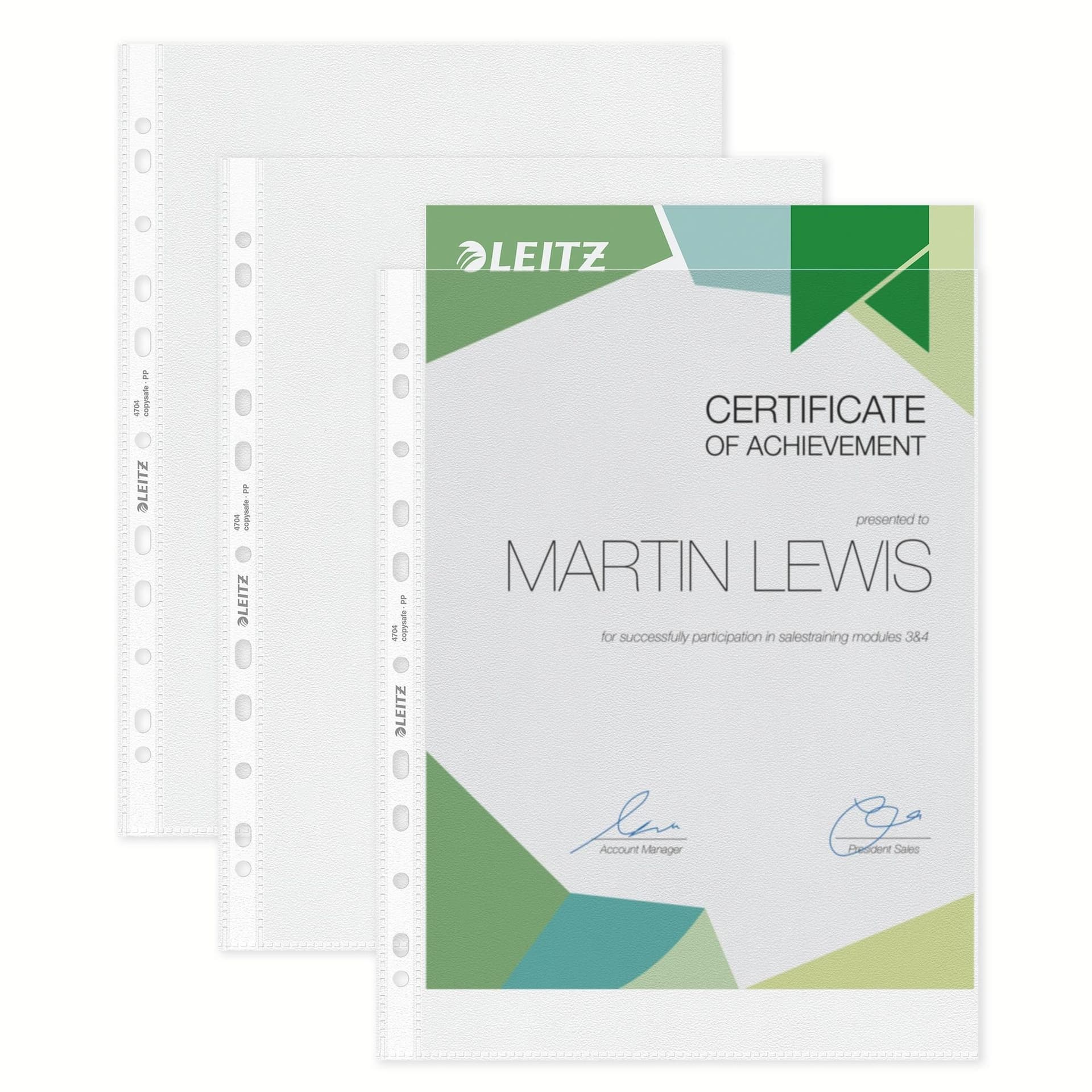Showtas Leitz Premium 0.10mm PP A4 transparant 100 stuks 4