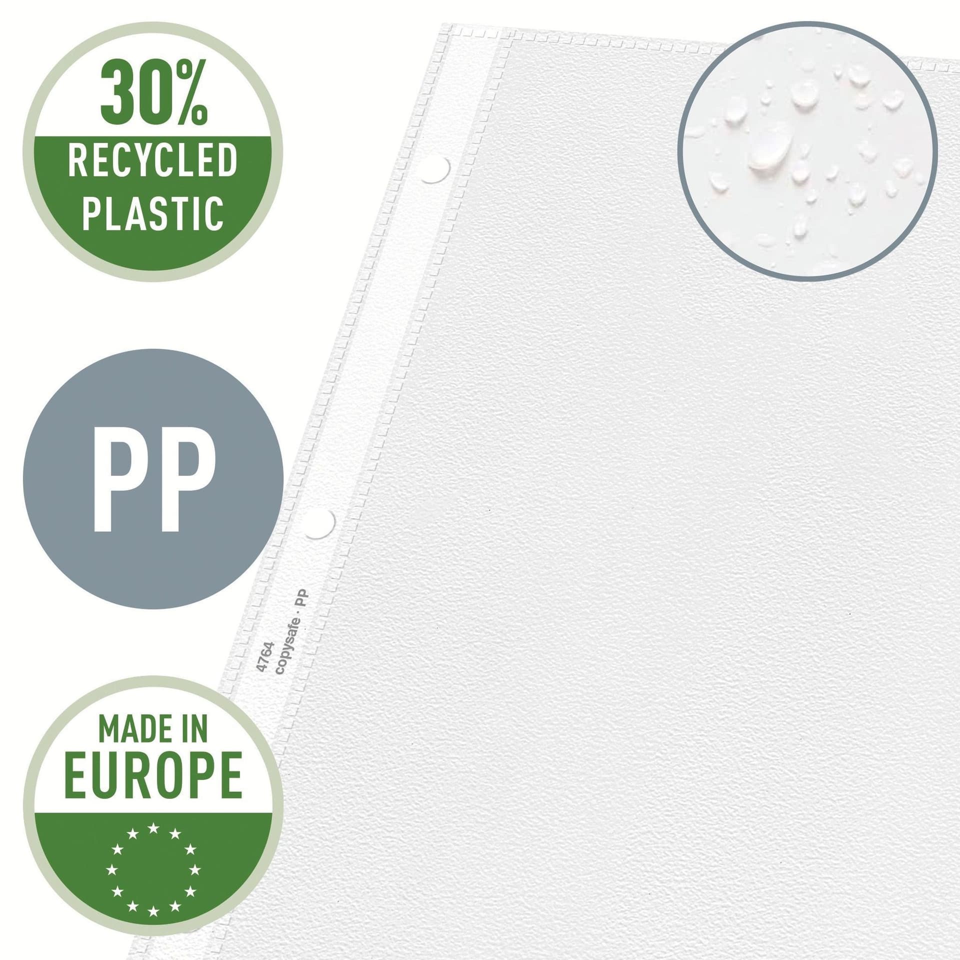 Showtas Leitz Premium met klep copy safe 0.13mm PP A4 transparant 50 stuks 4