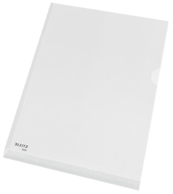 Insteekmap L-model Leitz premium A4 0.17mm PVC met expansievouw nerf 5 stuks 2
