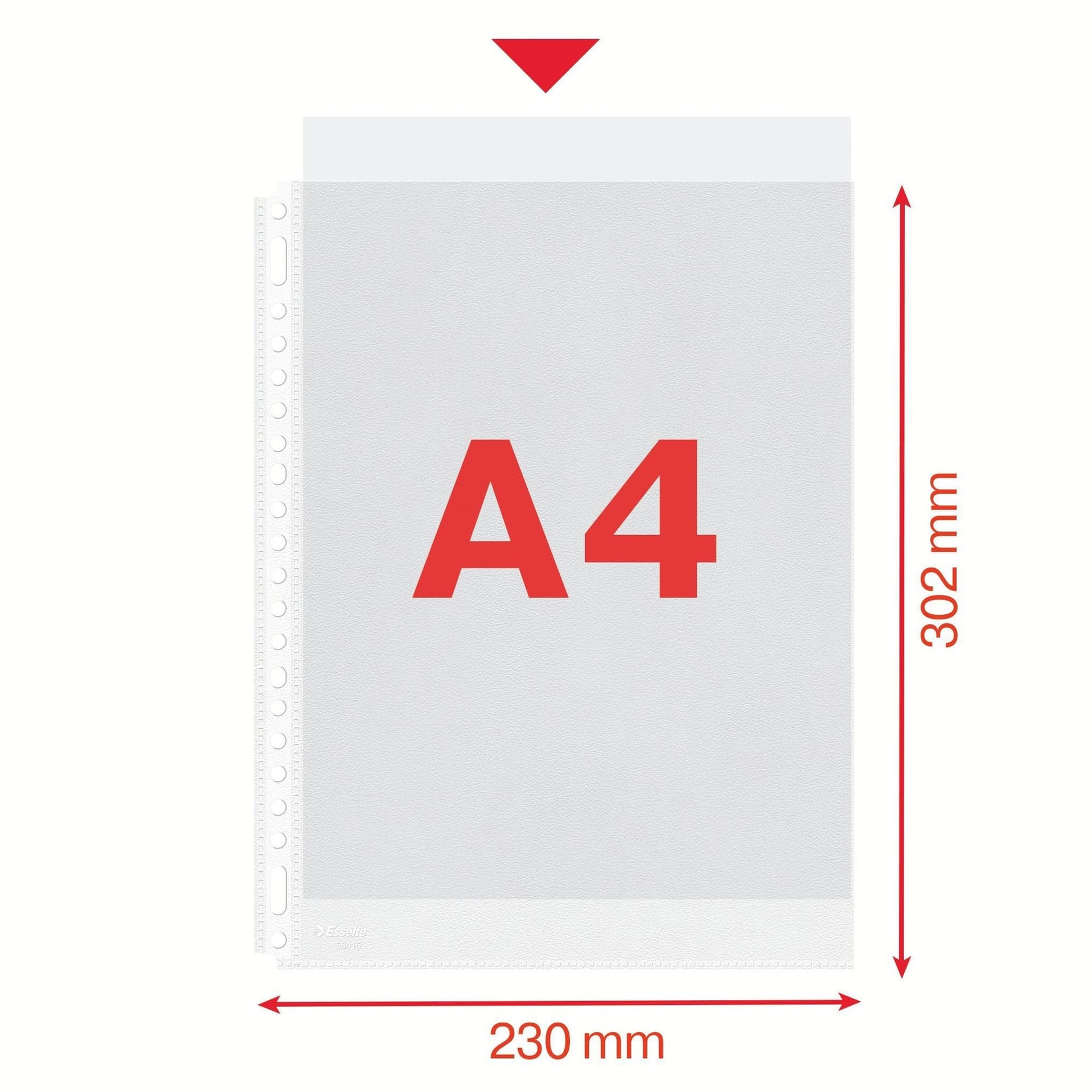 Showtas Esselte 0.08mm 21-gaats A4 mat 100 stuks 2